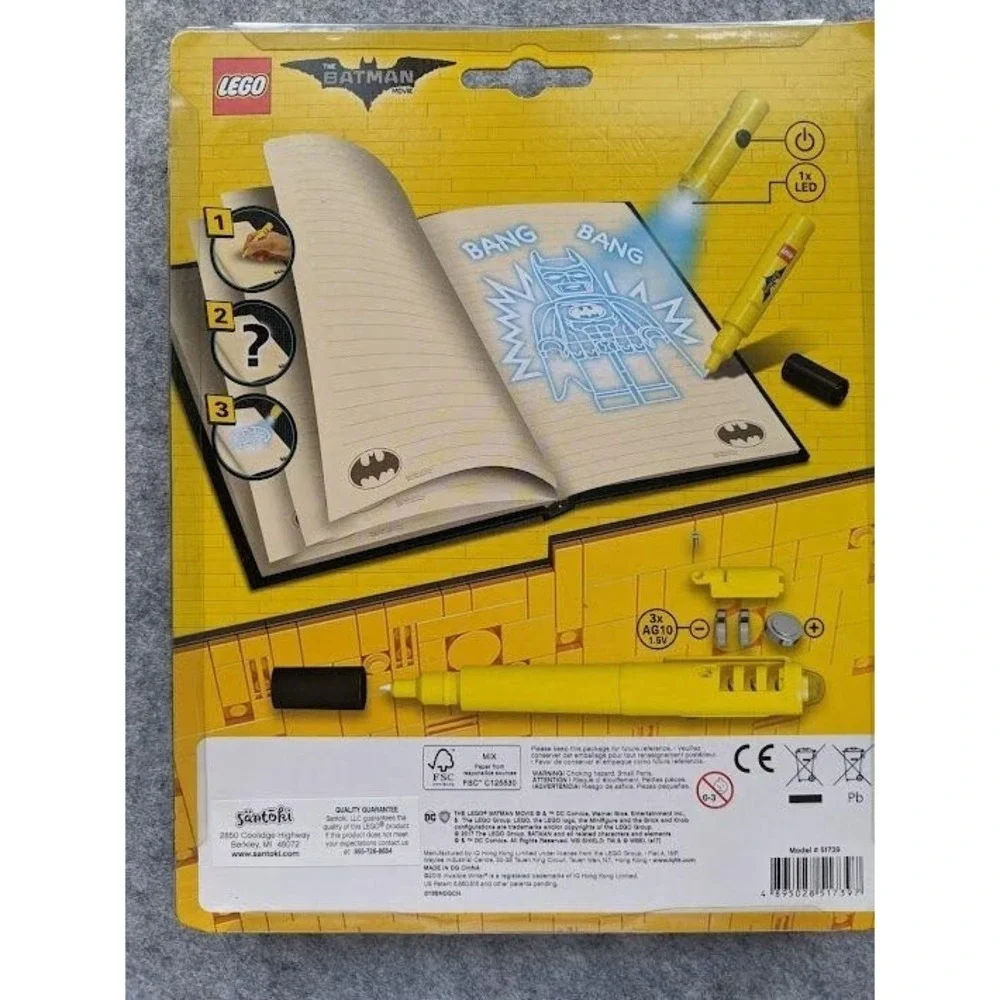 LEGO The Batman Movie Invisible Writer with Journal Set Batgirl Joker 51739